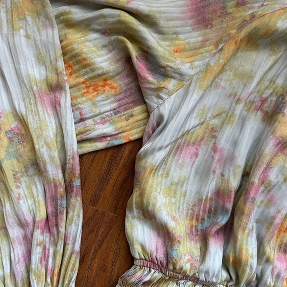 Current Air Midi Dress Women’s Size Large Dress Multicolor Boho Stretch - Picture 6 of 10